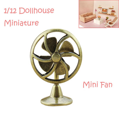 

Tailored 112 Miniature Dollhouse Accessories Mini Old Fashioned Lobby Fan Gift Toy