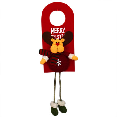 

Christmas Decoration Santa Claus Snowman Elk Door Lock Ornament Christmas Interior Decoration Pendant