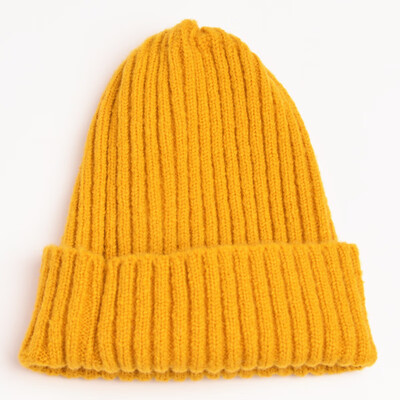 

Korean Hat Female Autumn&Winter Couple Hundreds of Pure Wool Hats Mens Simple Fashion Knitted Hats Student Warm Hat Tide