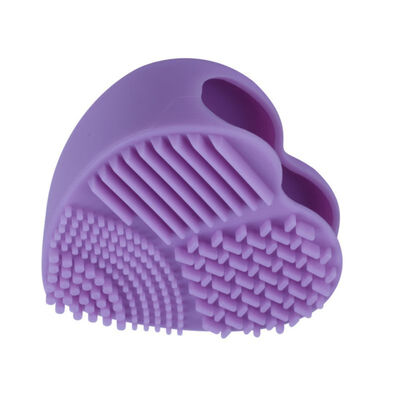 

Cute Design Heart Shape Clean Make up Brushes Wash Brush Silica Glove Scrubber Board Cosmetic Cleaning Tools For Makeup Brushes
