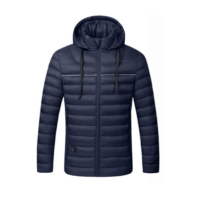 

Men Women Outdoor Heating Jacket Vest USB Electric Hooded Coat Polyester Winter