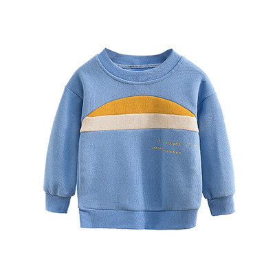 

New Autumn Kids Baby Girl Pullover 0-4T Patchwork Design Sweatshirts Casual Cute Toddler Blouse Long Sleeve Outerwear