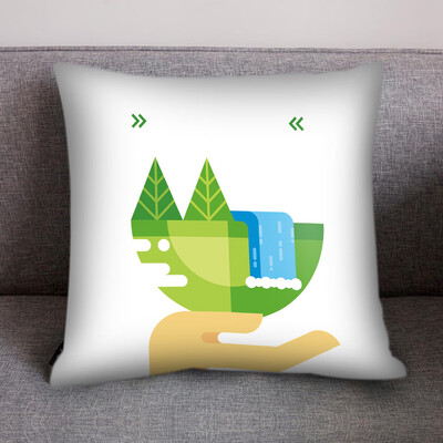 

〖Follure〗Print Pillow Case Polyester Sofa Car Cushion Cover Home Decor