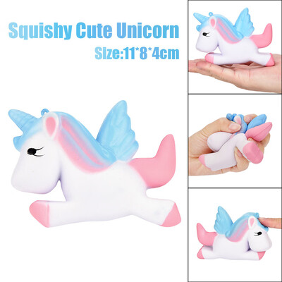

YIWULAKawaii Unicorn Squishy Slow Rising Cartoon Doll Cream Scented Decompression Toys