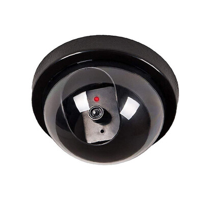 

2Pcs5Pcs10Pcs Fake Security Dome Camera with Flashing Red LED Light Warning Security Cam