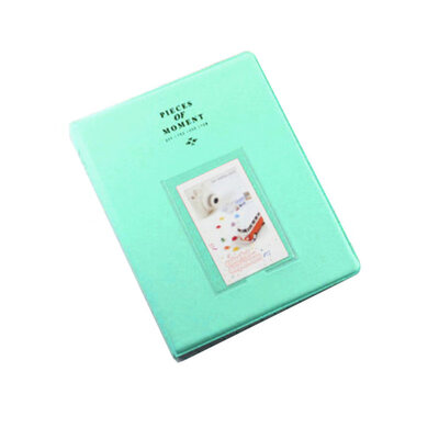 

128 Pockets Mini Insert Type Memorial Photo Album Photograph Collection Book