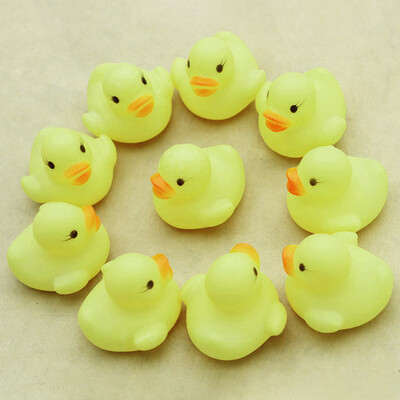 

YIWULA10PC Squeezing Call Rubber Ducky Duckie Baby Shower Birthday Favors