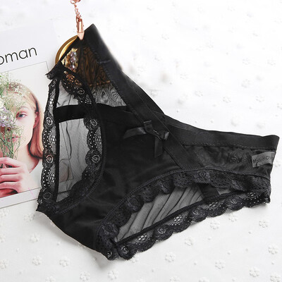 

Sexy lace panties bow underwear womens floral lace ladies underwear breathable underwear ladies low waist transparent underwear
