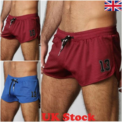 

New Men Shorts Jogging Running Gym Sports Breathable Fitness Workout Short Pants
