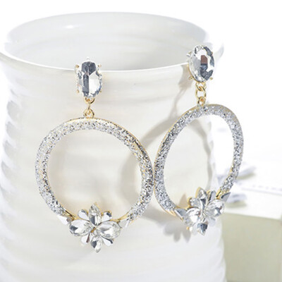 

Drop Resin Earrings Brand Big Earring Flowers Large Long Brinco Ear Accessories Oorbellen Christmas Gift