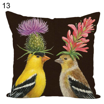 

45x45cm Nordic Animal Throw Pillow Case Cushion Cover Sofa Bed Car Home Decor