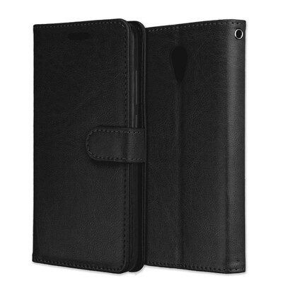 

MOONCASE Meizu M6 3 card photo frame leather - black