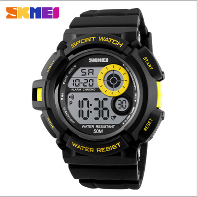 

SKMEI Mens Waterproof Sport Army Alarm Date Analog Digital Black Wrist Watch