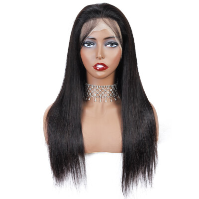 

Amazing Star Virgin Human Hair Full Lace Wigs Brazilian Hair Straight Hair Full Lace Wigs with Baby Hair Natural Color