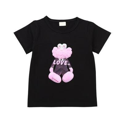 

1PC Baby Clothes Summer Baby Girl Short Sleeve T-Shirts For Kids Cartoon Printed Tops Tees Shirts Casual Blouse for Kids