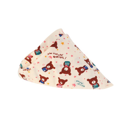 

Baby Bibs Triangle Cotton Cartoon Child Saliva Towel Bibs Cotton Newborn Slabber Absorbent Cloth Feeding Cute Print Bib