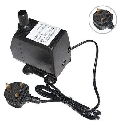 

45W 2500LH Submersible Water Pump with 8ft High Lift Mini Fountain Pump Ultra Quiet Water Pump for Aquarium Fish Tank Pond Water