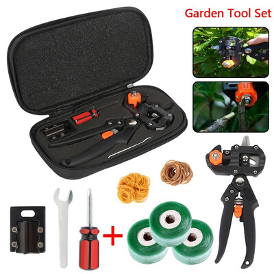 

New Grafting Machine Garden Tools with 3 Blades Chopper Tree Grafting Tools Secateurs Scissors Grafting KIT