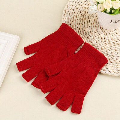 

Unisex Winter Warm Knitted Fingerless Half Finger Gloves Fingerlose Halbe Finger Warme Stricken