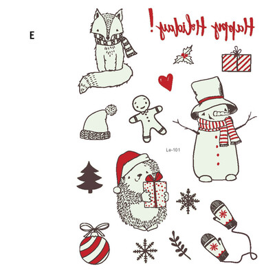 

〖Follure〗1pcs Noctilucent Sticker Water Transfer Night Waterproof Tattoo Sticker