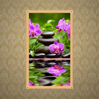

Toponeto Embroidery Paintings Rhinestone Pasted DIY Diamond Painting Cross Stitch