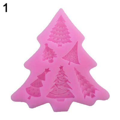 

Christmas Tree Santa Elk Sled Cake Mold Fondant Chocolate Decorative Baking Tool
