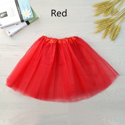 

2018 New Fashion 12 Colors Baby Girl Child Baby Three-layer Mesh Dance Skirt Ballet Dress Puffy Skirt
