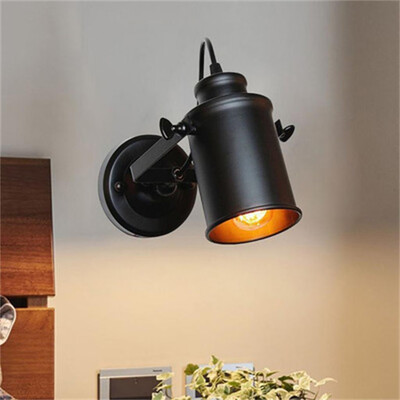 

〖Follure〗LED Retro Bedroom Bedside Wall Lamp Wrought Folding Wall Lamp Decorative Light