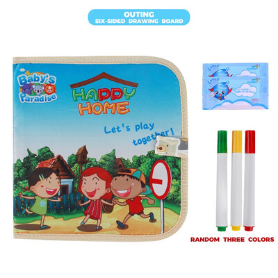 

Tailored Portable Soft Graffiti Erasable Drawing Animal Picture Book DIY Drawing Board