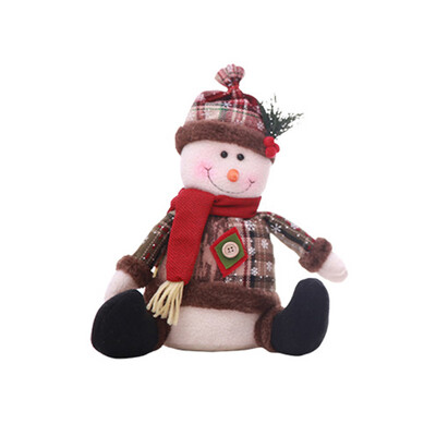 

Christmas Decorations Sitting Posture Old Man Snowman Figure Display Children\s Holiday Gifts Shopping Mall Window Decoration