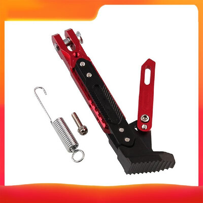 Motorcycle Side Stand Motor Scooter Modified Accessories Parking Stand CNC Aluminum Alloy Adjustable Kickstand