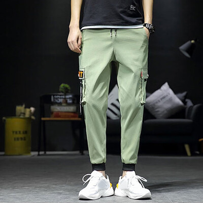 

Gobestart Mens New Style Casual Tooling Multi-Pocket Fashion Comfortable Trouser