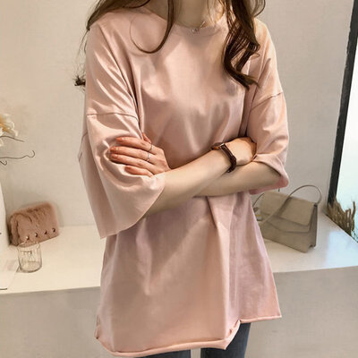 

Female Harajuku Long Sleeve T-shirt Women Autumn Korean Colorful Stripe Women tshirt femme Women T-shirts Casual Tops