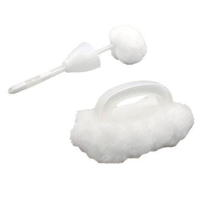 

Multifunction Squeeze Water Cotton-Type Toilet Cleaning Brush Soft Home Bathroom Not Scratch Glazed Lavatory Cleaner