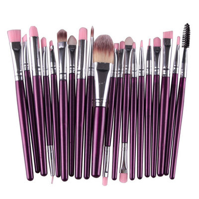 

20pcs Eyeshadow Lip Make Up Brushes Set Professional Powder Eyeliner Brush Tool WD3