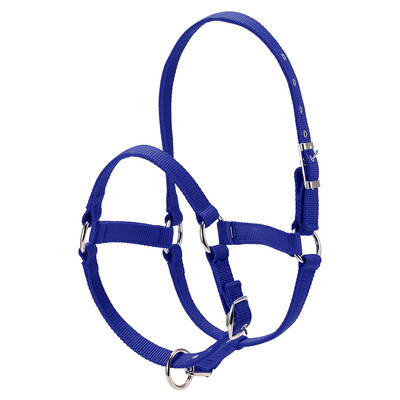 

6MM Thickened Horse Head Collar Adjustable Safety Halter Bridle Headcollar