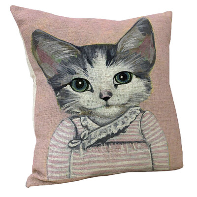 

〖Follure〗Cute Cat Sofa Bed Home Decoration Festival Pillow Case Cushion Cover
