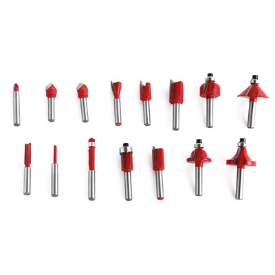 

15pcs Alloy Woodworking Milling Cutters Trimming Tools