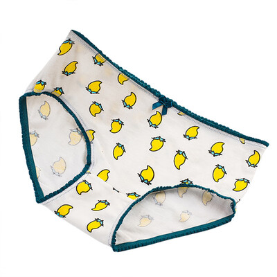 

Womens Panties Cartoon Fruit Bowknot Pattern Girl Briefs Female Underwear Cute Lingerie Ladies Underpants Women Panty