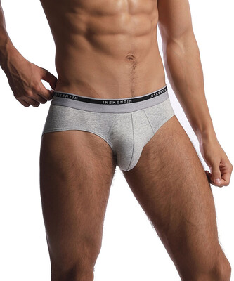 

Inskentin Mens 3 Pack Low Rise Cotton Knit Pouch Hip Briefs Quick Dry Tagless Comfortable Sexy Underwear