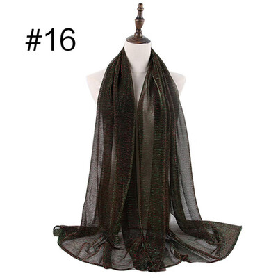 

2019 New SummerPleated Wrinkle Bubble Cotton Jersey Hijab Scarf for Ladies Maxi Crinkle Head Hair Scarves