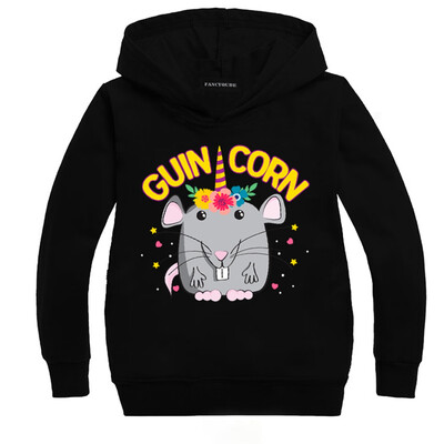 

lucasy Unicorn Printed Hoodies GUIN CORN Mouse Kids Cute Casual Pullover Shirt