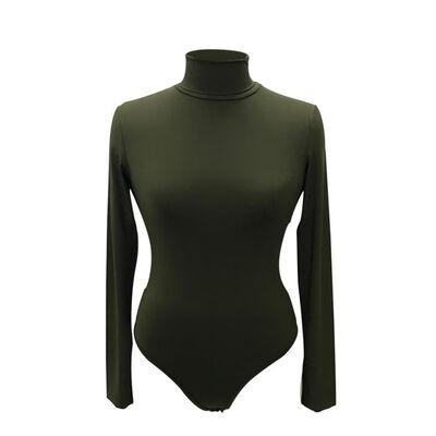 

Fashion Sexy Women Bodysuits Ladies Turtle Neck Bodysuit Romper Long Sleeve Leotard Tops Jumpsuit Clothes HY