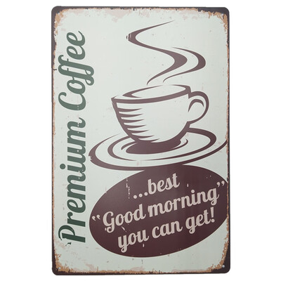 

Gobestart Vintage Metal Tin Sign Poster Plaque Bar Pub Club Cafe Home Plate Wall Decor Art