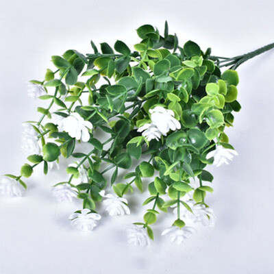 

Artificial Eucalyptus Flower Leaves Fake Plants For Home Office Wedding Decoration