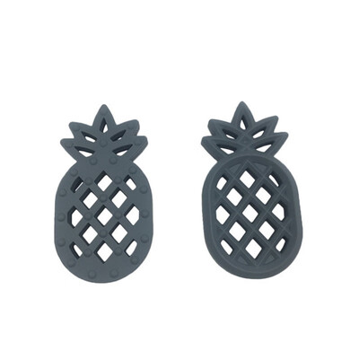

100 Food Grade Safety Soft Silicone Pineapple DIY Nursing Teething Baby Teether