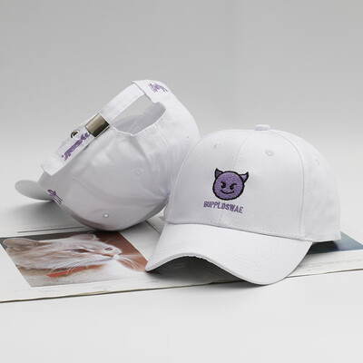 

Hat lady Korean version of students round face full of duck tongue cap sun protection sports cap ins trend baseball cap man