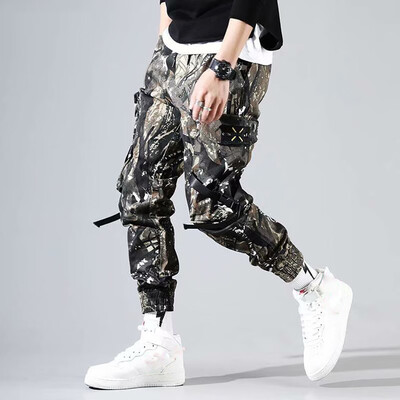 

Gobestart Mens Summer New Style Fashion Overalls Casual Pure Colour Comfortable Trousers
