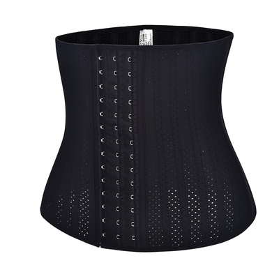 

25 steel latex mesh breathable fat burning exercise postpartum abdominal artifact girdle thin female thin plastic waist bound body