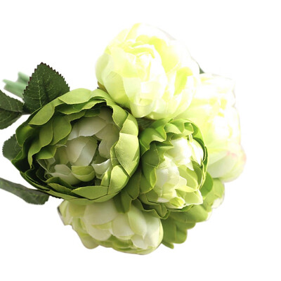 

Artificial Peony Bouquet Silk Flower Bridal Hydrangea Cheap Fake Flowers For Home Wedding Decoration